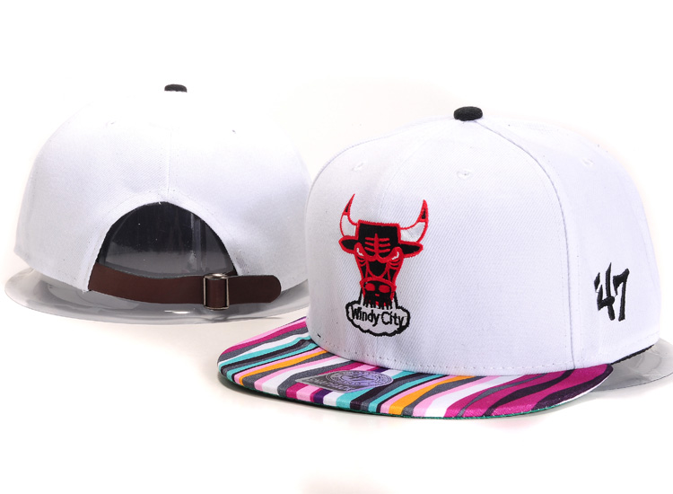 NBA Chicago Bulls 47B Snapback Hat #12